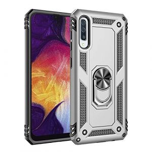BestST Coque pour Samsung Galaxy A30S /A50S/A50 + 9D Verre tremp&eacute;, Silicone Souple et PC Dur Coque [Slim Armor] Protection R&eacute;sistante, Anti-Choc, Anti-Rayure, Etui Housse avec Support Kickstand (BestST, neuf)