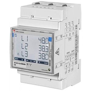 Wallbox Compteur d'énergie triphasé pour la Charge des VE - Eco Smart, Énergie Solaire, Ajustement Automatique de la consommation d'énergie, Power Boost (elestore.elecam, neuf)
