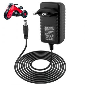 6V 1A Chargeur Voiture &Eacute;lectrique Enfant, Chargeur de Batterie pour SUV, ATV, Moto, Quad Electrique Enfants Jouets de Voiture &agrave; Enfourcher Electric Ride-Ons Accessoires, Connecteur 5,5 x 2,5 mm (MaiErKen, neuf)