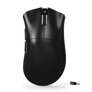 ATTACK SHARK V3 Souris Gaming sans Fil, Ultra-l&eacute;g&egrave;re 65g, Capteur Optique PAW3311 25K DPI, 1K Polling, Mechanical Switch, 2,4G/BT/USB Filaire, Ergonomique pour e-Sport/Office, PC/Mac/Win/PS - Noire (ChenYinElec, neuf)