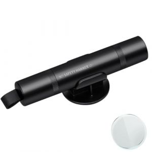 Marteau de S&eacute;curit&eacute; pour Voiture, 2-en-1 Marteau Brise Vitre Voiture et Coupe Ceinture, avec Supports, pour Voiture Outil d'&Eacute;vasion d'urgence, Marteau d'urgence pour Voiture pour Sauver des Vies (EUROEDI SPEDITION, neuf)