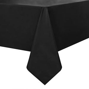 Romanstile Nappe anti-taches 240 x 140 cm, cirée pour l'extérieur, en PVC, 8 à 10 places, en plastique, imperméable, pour mariage, anniversaire, fête, hôtel, bar, table à manger, table de jardin (The Romanstile, neuf)