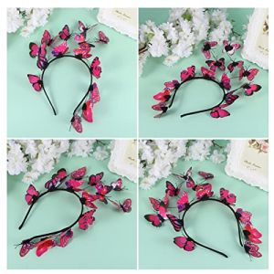 minkissy Cerceau De Cheveux Rose Coiffes Groupe Cheveux De Sirène Bandeau De Mariage Femmes Sèche-cheveux Boucles Cerceaux Bandeau En Épingle à Cheveux Bandeau Créatif Outils De Cheveux Spa (Prettbeauty, neuf)