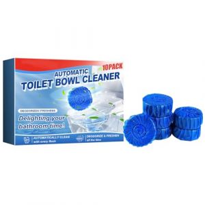Mnozreo Bloc de Toilette Encastré,Blocs de Réservoir de Toilettes,WC Eau Bleue,WC Propres Désodorisant Bleu,Tablettes de Nettoyage pour Réservoir de Chasse D'eau,10PC (Amito joy, neuf)
