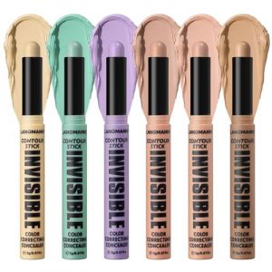 Stick crème contour, Mat Bâton bronzant, Maquillage en bâton pour modeler les contours du visage, Facile à estomper et lisse, Résistant à l'eau Longue durée Cache-cernes bâton bronzant #TOUS (TOPBeauty, neuf)