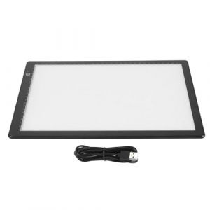 Bloc Lumineux pour Visionneuse de Diapositives, R&eacute;tro&eacute;clairage au Format A4 avec 3 Niveaux de luminosit&eacute;, pour la Num&eacute;risation de N&eacute;gatifs de Films et de Vieilles Diapositives (Liwords, neuf)