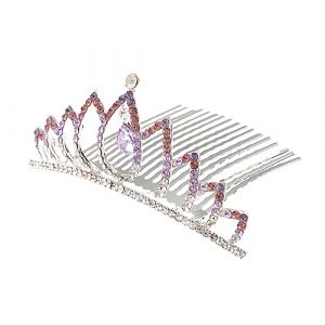 VALICLUD Couronne De Décoration De Gâteau Couronne Pour Femmes Coiffe De Mariage Pour Mariée Femmes Diadème Clip Coiffe Bijoux Couronne De Mariée Peigne Coiffe De Mariée Coiffe De Mariage (Cedongh, neuf)