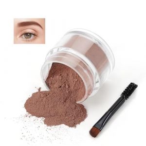 Boobeen Kit de poudre pour sourcils, poudre de remplissage pour sourcils avec brosse à sourcils, kit de maquillage de poudre pour sourcils pour modeler, définir et remplir les sourcils (Boobeen, neuf)
