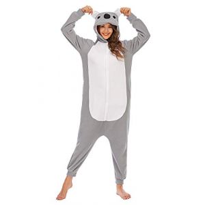 BGOKTA Pyjama Animaux Adulte Koala Costume Cosplay Unisexe Onesies V&ecirc;tements De Nuit Halloween Animal Pyjama Femme Homme,XL (Maikewo-EU, neuf)