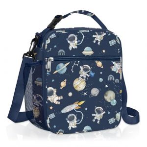Clastyle Sac Isotherme Repas Enfant Espace &Eacute;toile Lunch Bag Isotherme Gar&ccedil;ons Filles Petit Sac Lunch Box pour L'&eacute;cole &Eacute;tudiant Pique-nique, Univers (Changtian_Im&Ex, neuf)
