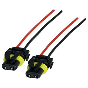 Lot de 2 HB3 9005 HB4 9006 Prise Phare Douille Ampoule HB4 HB3 Connecteur HB4 Connecteur HB3 femelle Adaptateur Lampe Voiture Phares antibrouillard feux de route HB3 P20d HB4 P22d L&P B566-3-2 (Inter-Sale24de, neuf)
