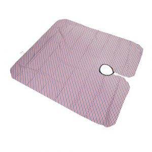 ZJchao Cape Cape Cape Hairdressing Cape Barber Cape Spoloproproping Polyester Lightweight Haignable Non Stick Hair Facile to Nettows with Soft Texture for Salon Home Haircut Style (salmueu, neuf)