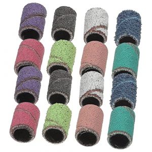 GANAZONO Bande De Ponçage Pour De Manchons Abrasifs Colorés Pour Perceuse Électrique Accessoires De Manucure Et Pédicure Outils De Beauté Pour Salons Et Utilisation Personnelle (JUNEE, neuf)