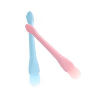 GOOHOCHY 4 Pièces Pinceau de Facial Silicone Doux à Double Extrémité Spatule Outils de Beauté pour Application de Masques à Gel Crèmes et Fond de Pratique (ZXia, neuf)