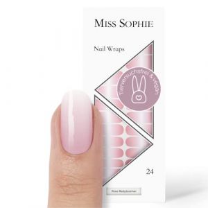 Original Miss Sophie Stickers pour ongles I 24 bandes ultra-fines avec un d&eacute;grad&eacute; rose babyboomer I Pour les ongles des mains & pieds I Tiennent sur de l'acryliques, du gel et du vernis (Miss Sophie's, neuf)