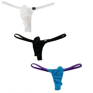 TNNRAO String Homme Sexy Résille Slip De Bain String Hommes Sexy MeshTongs Inversées Hommes Petit Tongs Arrière String String sous-vêtements Respirants (lclvld, neuf)