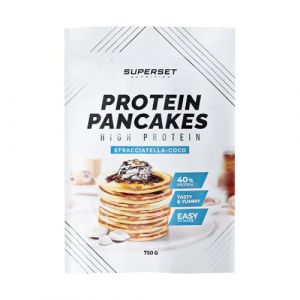 Superset Nutrition | Pancakes Proteines (750g) | Pancakes protéinés | Préparation en poudre pour pancakes protéinés - Stracciatella (FITADIUM, neuf)
