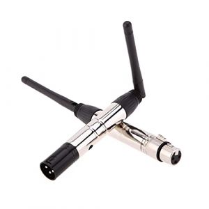 Sunydog 2.4G ISM DMX512 sans Fil Masculin et f&eacute;minin 2 en 1 XLR r&eacute;cepteur et &eacute;metteur d&lsquo;eclairage LED pour la sc&egrave;ne par lumi&egrave;re de soir&eacute;e avec antenne (jia&qing, neuf)