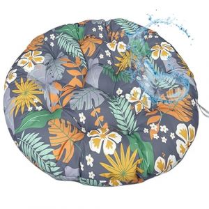 MSNCS Coussin pour Fauteuil Papasan - Rond diamètre 40/50/60/80/100/120 cm épaisseur 10 cm Coussin de Siège Imperméable, extérieur/intérieur - Coussin de Sol pour Meubles de Jardin(Color 3,110x110cm) (geenahont, neuf)