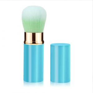 Pinceau à poudre rétractable pour mélanger la poudre pour le visage, surligneur, maquillage rétractable (Chizisx, neuf)