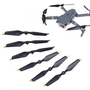 Hélices pour DJI Mavic Pro/Platinum - 6 Ailes - Faible Bruit - Ailes Pliables à Libération Rapide - Design Testé en Vol - Accessoire Essentiel pour Votre DJI Mavic Pro/Platinum (ECO-FUSED UK, neuf)
