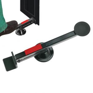 Demsyeq Outil d'installation de lève-Porte | Lève-Panneau de cloison sèche à Pied, Rotation à 360 degrés, Aide Professionnelle pour Meubles d'atelier, Garage (MIDOKL, neuf)