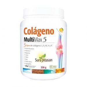 SURAVITASAN COLAGENO MULTIMAX 5 330gr. &ndash; produit sp&eacute;cialis&eacute; pour un usage quotidien, s&rsquo;int&egrave;gre facilement dans une routine de tous les jours, poids 330 g et devient un alli&eacute; fiable dans la routine de (LESS WASTE, neuf)