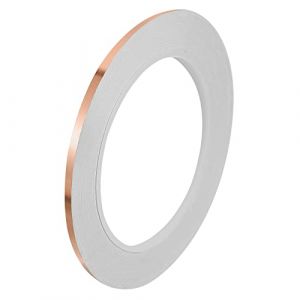 PATIKIL Cuivre Ruban 0,12 Pouce x 27 Yards 0,05 &Eacute;pais Cuivre Feuille Ruban Simple Face Conducteur Adh&eacute;sif EMI Blindage pour &Eacute;lectronique, Circuits, Mise &agrave; Terre (PATIKIL UK, neuf)