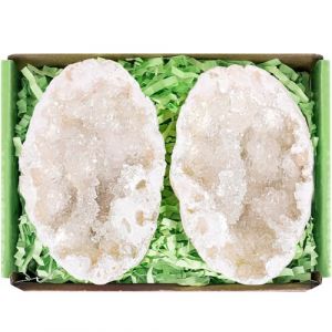 QianCannaor Set de Cristaux et Pierres de Guérison – Minéraux et Gemmes Naturels pour la Protection, la Thérapie Cristalline, la Méditation, le Reiki – Coffret Cadeau de Cristaux (QianCannaor, neuf)