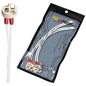 ISOLATECH 2pcs Douille universelle en céramique pour MR16 MR11 GU5.3 G4 culot LED lampes à économie d'énergie (max.250V/2A) Accueil Installation cuisine salle de bains résistant à la chaleur (ISOLATECH-DE, neuf)