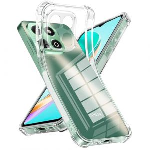 Xiltlly Coque pour Honor X6b, Ultra Fine Transparent Étui de Protection en Antichoc Silicone Clair Mince Souple TPU avec Coins Renforcés Bumper Housse pour Honor X6b 6.56" (WANGZHICHENGEU, neuf)