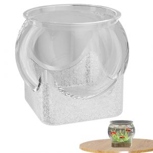 Aquarium Rond Transparent, Bols &Agrave; Poissons Globe Transparents, Aquarium De Bureau D&eacute;coratif pour Poissons Rouges, Combattants, Tortues (mianjiang, neuf)