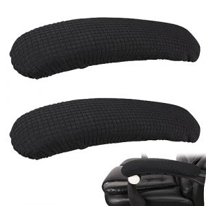 KALIONE Housse d'accoudoir en 2 parties pour chaise de bureau, housse d'accoudoir pour chaises de bureau, housses d'accoudoirs de chaise, protège-mains pour sièges de bureau, protège-bras d'ordinateur (cutebuystore, neuf)