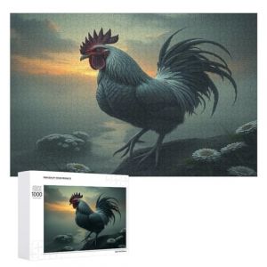 Coq Puzzles 1000 Pi&egrave;ces Educa Divertissant Edificio du Paysage D&eacute;coration Int&eacute;rieure 3D pour Famille Challenge &Eacute;ducatif Assemblage Amusant Relaxation 1000 PCS (Qizhen Tengyun, neuf)