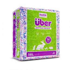 PETSPICK Uber Liti&egrave;re en papier souple pour petits animaux, confettis, 56 L (ZURICA, neuf)
