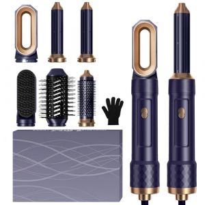 S&egrave;che Cheveux 6 en 1, Brosse Soufflante Brushing avec Hair Dryer Brush, Boucleur a Cheveux Automatique, Lisseur cheveux, Airbrush Hair Styler, Airstyler Cadeaux Set pour Femmes Styling (UMIGA Beauty Solutions, neuf)