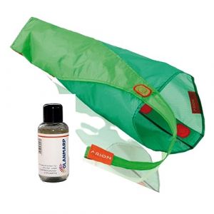 Arion Easy Slide enfile-chaussettes & Olanmarp lessive fine pour bas de contention 50 ml -Enfilage et entretien faciles (jusqu'&agrave; 38, bout de pied ferm&eacute;, Magnide) (Olanmarp, neuf)