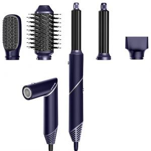 Seche Cheveux Air Hair Brush 5 en 1,Brosse Soufflante,Air Styler avec 30mm boucleur,Sèche-cheveux Ionique Pour Cheveux Bouclés et Lissés,Température Vitesse du vent Réglable (putuo beauty, neuf)