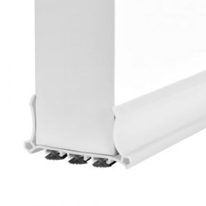 Bas de Porte Isolant, 98 x 5cm Boudin de Porte, Autoadh&eacute;Sive et Adjustable, Isolant Phonique Thermique Bande D'&Eacute;tanch&eacute;It&eacute; Anti Bruit Poussi&egrave;Re Stop &agrave; L'Air Froid Anti Souris Fourmi (Blanc) (YIXIN shop, neuf)
