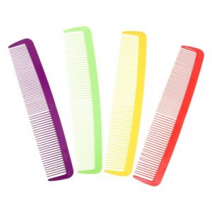 GALPADA 4 Pi&egrave;ces Peigne G&eacute;ant pour Costume Carnaval Halloween Accessoires de D&eacute;guisement Oversize Color&eacute;s Rouge Jaune Vert Peignes D&eacute;coratifs Cadeaux F&ecirc;te (Martin Peng, neuf)