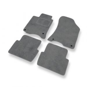 Mossa Tapis de Sol Velours adapté pour Renault Laguna II (2000-2007) - Premium Tapis de Voiture - Gris 1 (eMOSSA, neuf)
