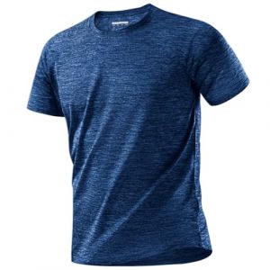 MAGCOMSEN Tee Shirt Homme Sport Respirant pour Homme Léger Fonctionnel Chemise d'entraînement à séchage Rapide t-Shirt Manches Courtes de Fitness (MAGCOMSEN SHOP, neuf)