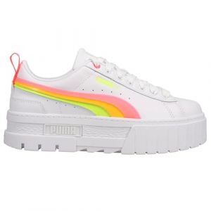 PUMA Mayze Summer Squeeze Baskets perfor&eacute;es &agrave; plateforme pour femme Rose Blanc Jaune, Rose, blanc, jaune, 39 EU (Bixem, neuf)