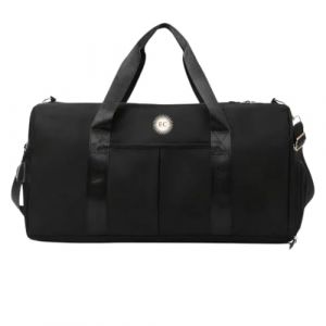 Sac de Sport Souple Rose 30L Multi Sports - La Fabrique d'EC - personnalisé avec Motif Foot/Basket/Handball/Judo/Tennis + Prénom (Souple Rose) (Noir sans Personnalisation) (La Fabrique d'EC, neuf)