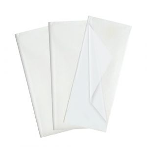 Lot de 10 feuilles de papier de soie sans acide Blanc 50 x 70 cm (Shop Inc, neuf)