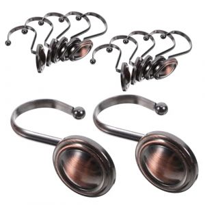 Baluue 12pièces De Rideau De Vieilli Hangers Décoratifs Pour Salle De Bain Accessoires Élégants Et (Fortune Luck, neuf)