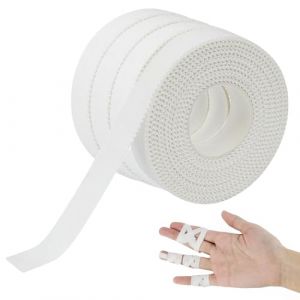 WQNNQW 4 Rouleaux De Strap Sport, Adhésif Extra Fort Strapping Cheville, Amovible, Blanc Bande Strapping Adhésif, Adapté Aux Doigts, Chevilles, Poignets, Escalade Et Musculation (1,25 Cm X 5 M) (YunLangShiJiu, neuf)
