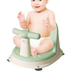 Siège de bain pour bébé, siège de baignoire antidérapant, siège de baignoire mignon pour bébé, siège de bain pour bébé, siège de baignoire portable pour enfant de 6 à 18 mois (jianamr, neuf)