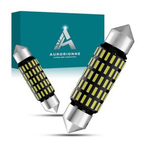 AURORIONCG Ampoule Navette LED 12V 24V 39MM C5W LED Ampoule Veilleuse Voiture 350LM 6500K (Paquet de 2) (CGTech, neuf)