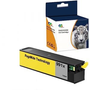 OGOUGUAN 991X Cartouches d'encre avec puces 991X Cartouches d'encre Compatibles Imprimantes avec pour HP PageWide Pro MFP 777z 772dn, Pro 750dw, Color MFP 774dn/dns 779dn/dns, Color 755dn (Jaune) (Zhuhai ouguan Electronic Technology Co., Ltd, neuf)